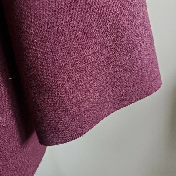 Halogen Women's Double Breasted Swing Blazer Jacket Size S Maroon - Picture 5 of 9